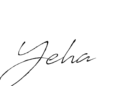 Yeha stylish signature style. Best Handwritten Sign (Antro_Vectra) for my name. Handwritten Signature Collection Ideas for my name Yeha. Yeha signature style 6 images and pictures png