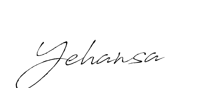 Design your own signature with our free online signature maker. With this signature software, you can create a handwritten (Antro_Vectra) signature for name Yehansa. Yehansa signature style 6 images and pictures png