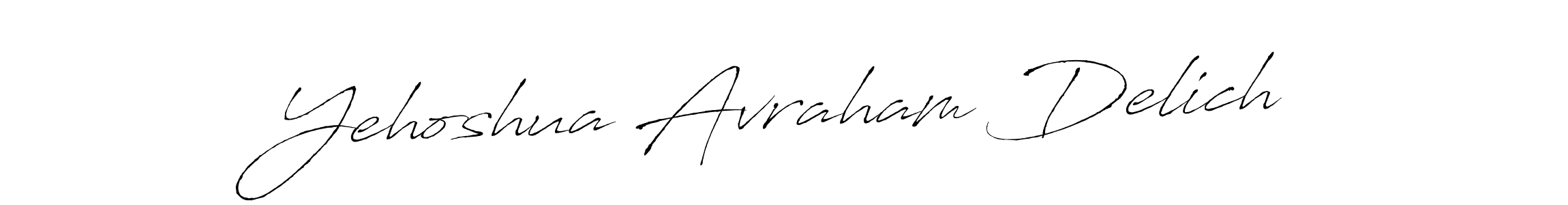 if you are searching for the best signature style for your name Yehoshua Avraham Delich. so please give up your signature search. here we have designed multiple signature styles  using Antro_Vectra. Yehoshua Avraham Delich signature style 6 images and pictures png