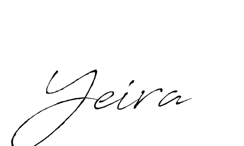 Design your own signature with our free online signature maker. With this signature software, you can create a handwritten (Antro_Vectra) signature for name Yeira. Yeira signature style 6 images and pictures png
