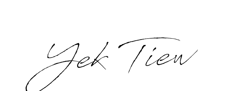 How to make Yek Tiew signature? Antro_Vectra is a professional autograph style. Create handwritten signature for Yek Tiew name. Yek Tiew signature style 6 images and pictures png
