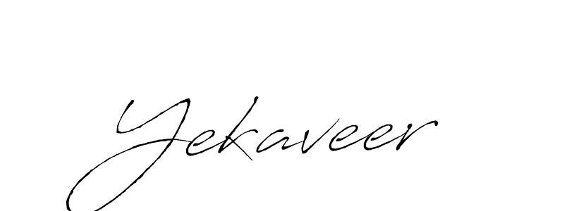 Create a beautiful signature design for name Yekaveer. With this signature (Antro_Vectra) fonts, you can make a handwritten signature for free. Yekaveer signature style 6 images and pictures png