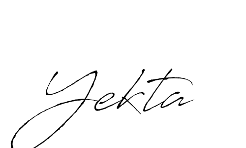 Also we have Yekta name is the best signature style. Create professional handwritten signature collection using Antro_Vectra autograph style. Yekta signature style 6 images and pictures png