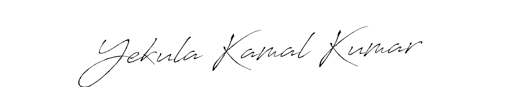 It looks lik you need a new signature style for name Yekula Kamal Kumar. Design unique handwritten (Antro_Vectra) signature with our free signature maker in just a few clicks. Yekula Kamal Kumar signature style 6 images and pictures png