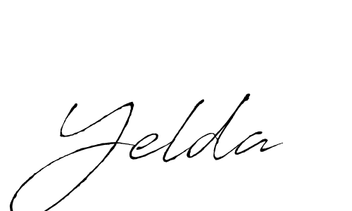 The best way (Antro_Vectra) to make a short signature is to pick only two or three words in your name. The name Yelda include a total of six letters. For converting this name. Yelda signature style 6 images and pictures png