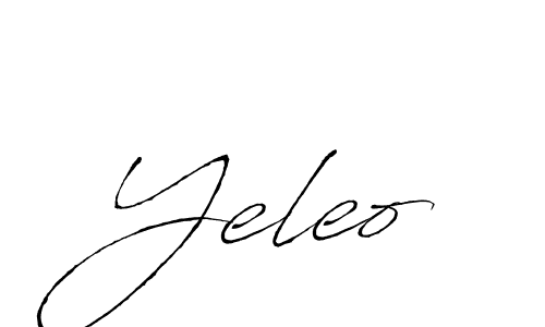 Antro_Vectra is a professional signature style that is perfect for those who want to add a touch of class to their signature. It is also a great choice for those who want to make their signature more unique. Get Yeleo name to fancy signature for free. Yeleo signature style 6 images and pictures png