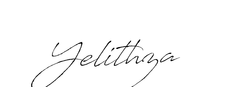 Create a beautiful signature design for name Yelithza. With this signature (Antro_Vectra) fonts, you can make a handwritten signature for free. Yelithza signature style 6 images and pictures png