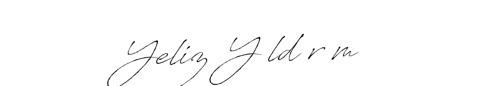 You should practise on your own different ways (Antro_Vectra) to write your name (Yeliz Yıldırım) in signature. don't let someone else do it for you. Yeliz Yıldırım signature style 6 images and pictures png