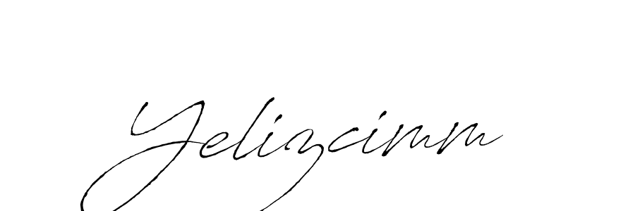 How to make Yelizcimm signature? Antro_Vectra is a professional autograph style. Create handwritten signature for Yelizcimm name. Yelizcimm signature style 6 images and pictures png