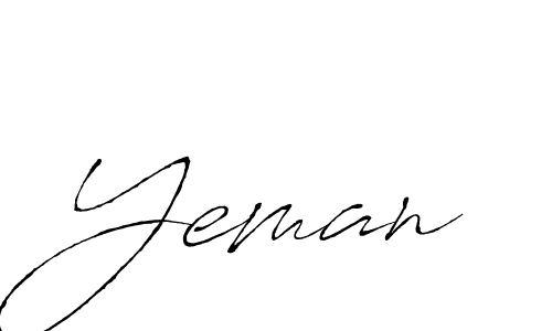 How to make Yeman name signature. Use Antro_Vectra style for creating short signs online. This is the latest handwritten sign. Yeman signature style 6 images and pictures png