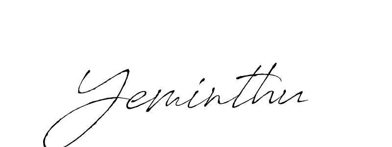 Also You can easily find your signature by using the search form. We will create Yeminthu name handwritten signature images for you free of cost using Antro_Vectra sign style. Yeminthu signature style 6 images and pictures png