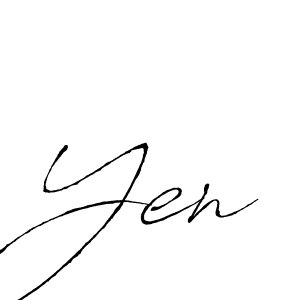 Best and Professional Signature Style for Yen. Antro_Vectra Best Signature Style Collection. Yen signature style 6 images and pictures png