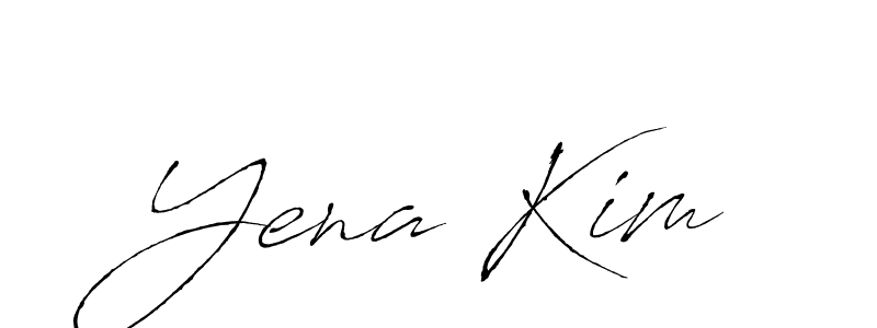 How to make Yena Kim signature? Antro_Vectra is a professional autograph style. Create handwritten signature for Yena Kim name. Yena Kim signature style 6 images and pictures png