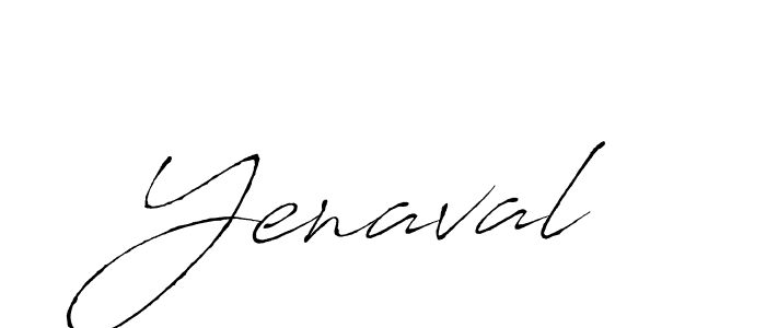 Design your own signature with our free online signature maker. With this signature software, you can create a handwritten (Antro_Vectra) signature for name Yenaval. Yenaval signature style 6 images and pictures png