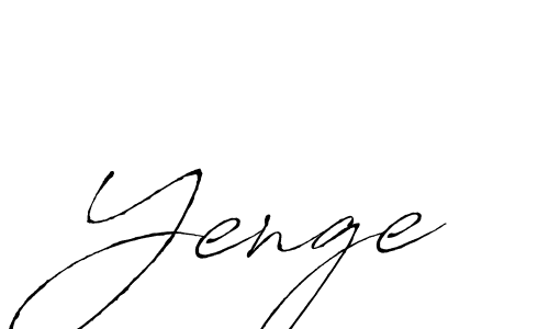 if you are searching for the best signature style for your name Yenge. so please give up your signature search. here we have designed multiple signature styles  using Antro_Vectra. Yenge signature style 6 images and pictures png