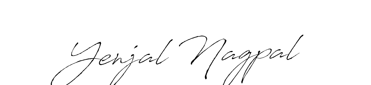 Also You can easily find your signature by using the search form. We will create Yenjal Nagpal name handwritten signature images for you free of cost using Antro_Vectra sign style. Yenjal Nagpal signature style 6 images and pictures png