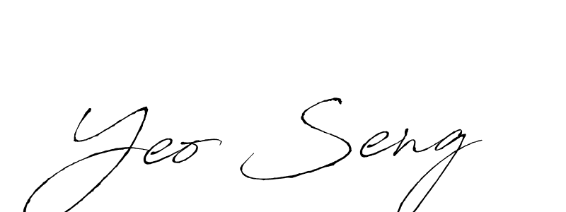 Similarly Antro_Vectra is the best handwritten signature design. Signature creator online .You can use it as an online autograph creator for name Yeo Seng. Yeo Seng signature style 6 images and pictures png