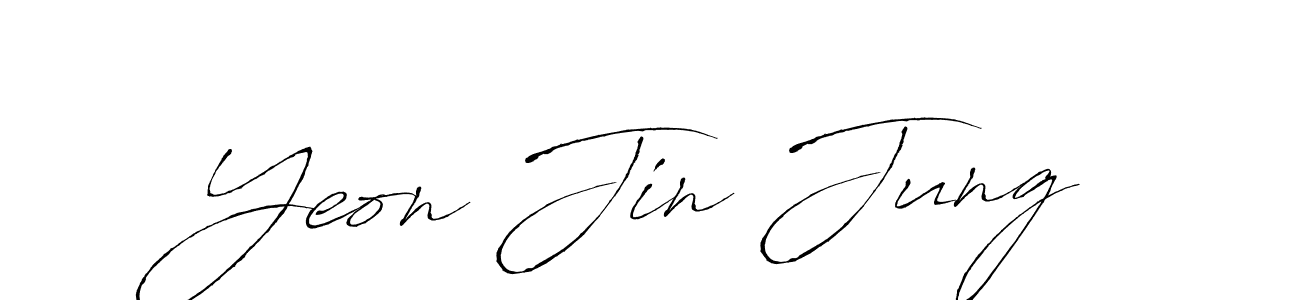 if you are searching for the best signature style for your name Yeon Jin Jung. so please give up your signature search. here we have designed multiple signature styles  using Antro_Vectra. Yeon Jin Jung signature style 6 images and pictures png