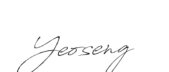 Also we have Yeoseng name is the best signature style. Create professional handwritten signature collection using Antro_Vectra autograph style. Yeoseng signature style 6 images and pictures png