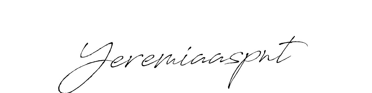 Make a short Yeremiaaspnt signature style. Manage your documents anywhere anytime using Antro_Vectra. Create and add eSignatures, submit forms, share and send files easily. Yeremiaaspnt signature style 6 images and pictures png
