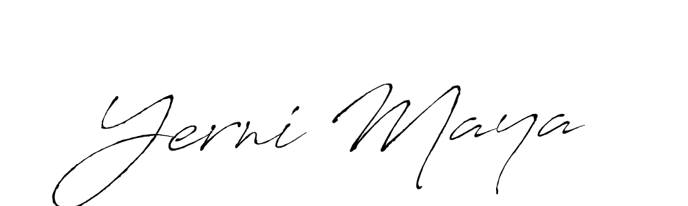 Also You can easily find your signature by using the search form. We will create Yerni Maya name handwritten signature images for you free of cost using Antro_Vectra sign style. Yerni Maya signature style 6 images and pictures png