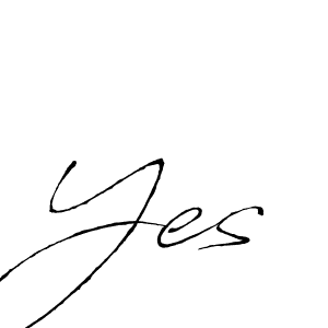 How to make Yes name signature. Use Antro_Vectra style for creating short signs online. This is the latest handwritten sign. Yes signature style 6 images and pictures png