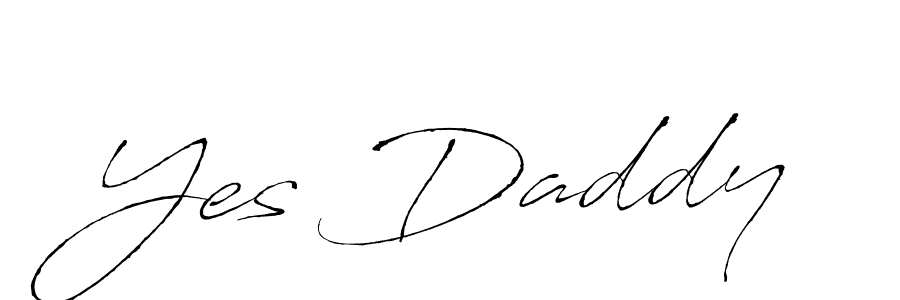 Also You can easily find your signature by using the search form. We will create Yes Daddy name handwritten signature images for you free of cost using Antro_Vectra sign style. Yes Daddy signature style 6 images and pictures png
