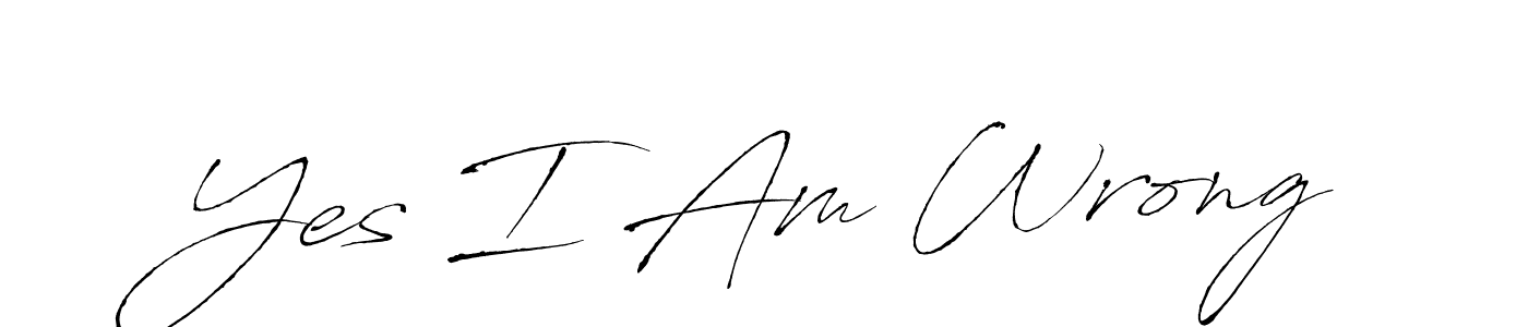 Similarly Antro_Vectra is the best handwritten signature design. Signature creator online .You can use it as an online autograph creator for name Yes I Am Wrong. Yes I Am Wrong signature style 6 images and pictures png