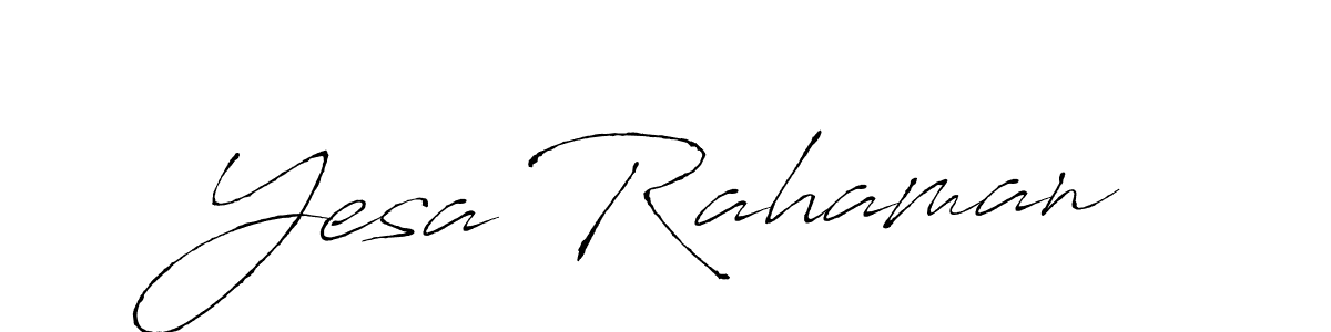 Make a beautiful signature design for name Yesa Rahaman. Use this online signature maker to create a handwritten signature for free. Yesa Rahaman signature style 6 images and pictures png