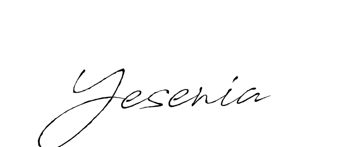 Antro_Vectra is a professional signature style that is perfect for those who want to add a touch of class to their signature. It is also a great choice for those who want to make their signature more unique. Get Yesenia name to fancy signature for free. Yesenia signature style 6 images and pictures png