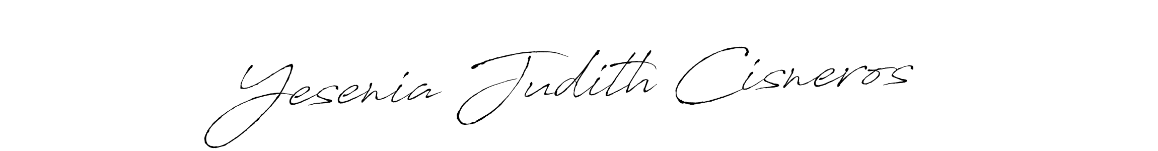 Make a short Yesenia Judith Cisneros signature style. Manage your documents anywhere anytime using Antro_Vectra. Create and add eSignatures, submit forms, share and send files easily. Yesenia Judith Cisneros signature style 6 images and pictures png