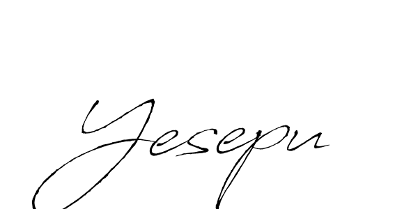 The best way (Antro_Vectra) to make a short signature is to pick only two or three words in your name. The name Yesepu include a total of six letters. For converting this name. Yesepu signature style 6 images and pictures png