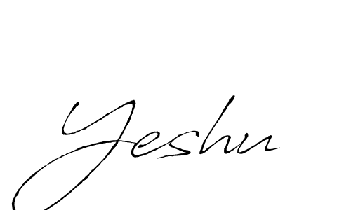 Make a beautiful signature design for name Yeshu. With this signature (Antro_Vectra) style, you can create a handwritten signature for free. Yeshu signature style 6 images and pictures png