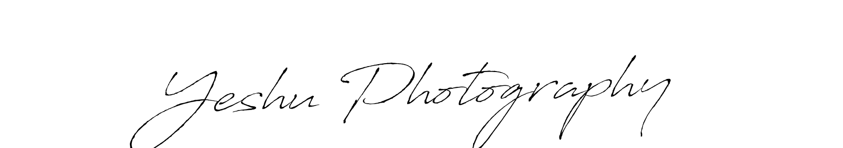 Design your own signature with our free online signature maker. With this signature software, you can create a handwritten (Antro_Vectra) signature for name Yeshu Photography. Yeshu Photography signature style 6 images and pictures png