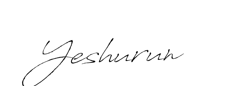 Yeshurun stylish signature style. Best Handwritten Sign (Antro_Vectra) for my name. Handwritten Signature Collection Ideas for my name Yeshurun. Yeshurun signature style 6 images and pictures png