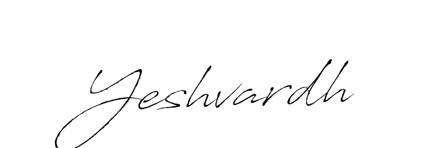 Also we have Yeshvardh name is the best signature style. Create professional handwritten signature collection using Antro_Vectra autograph style. Yeshvardh signature style 6 images and pictures png