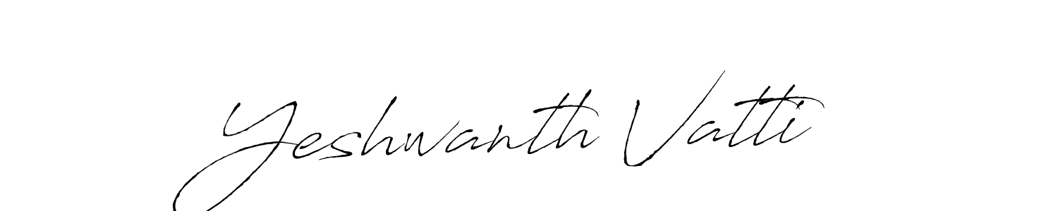 Once you've used our free online signature maker to create your best signature Antro_Vectra style, it's time to enjoy all of the benefits that Yeshwanth Vatti name signing documents. Yeshwanth Vatti signature style 6 images and pictures png
