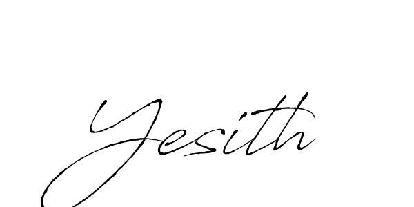 Create a beautiful signature design for name Yesith. With this signature (Antro_Vectra) fonts, you can make a handwritten signature for free. Yesith signature style 6 images and pictures png