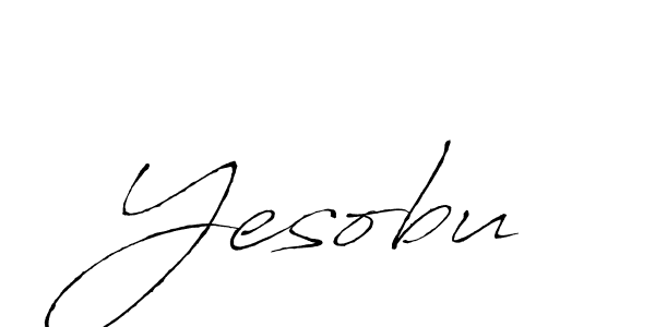 You should practise on your own different ways (Antro_Vectra) to write your name (Yesobu) in signature. don't let someone else do it for you. Yesobu signature style 6 images and pictures png