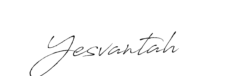 Yesvantah stylish signature style. Best Handwritten Sign (Antro_Vectra) for my name. Handwritten Signature Collection Ideas for my name Yesvantah. Yesvantah signature style 6 images and pictures png