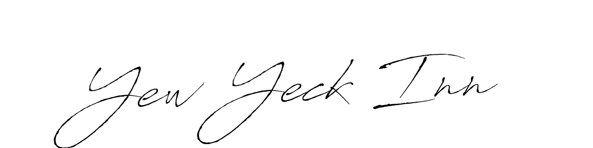 Design your own signature with our free online signature maker. With this signature software, you can create a handwritten (Antro_Vectra) signature for name Yew Yeck Inn. Yew Yeck Inn signature style 6 images and pictures png