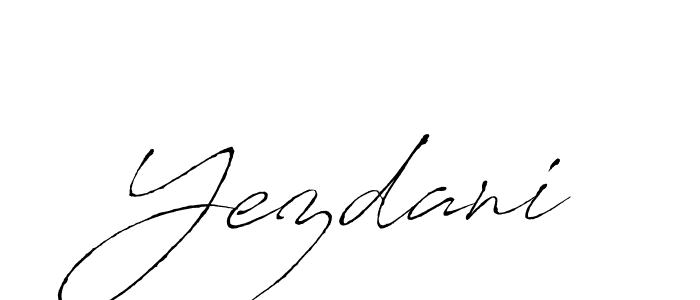 How to Draw Yezdani signature style? Antro_Vectra is a latest design signature styles for name Yezdani. Yezdani signature style 6 images and pictures png