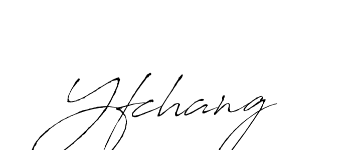 It looks lik you need a new signature style for name Yfchang. Design unique handwritten (Antro_Vectra) signature with our free signature maker in just a few clicks. Yfchang signature style 6 images and pictures png