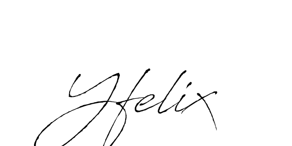 Also we have Yfelix name is the best signature style. Create professional handwritten signature collection using Antro_Vectra autograph style. Yfelix signature style 6 images and pictures png