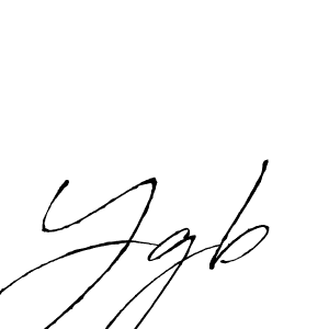 Ygb stylish signature style. Best Handwritten Sign (Antro_Vectra) for my name. Handwritten Signature Collection Ideas for my name Ygb. Ygb signature style 6 images and pictures png