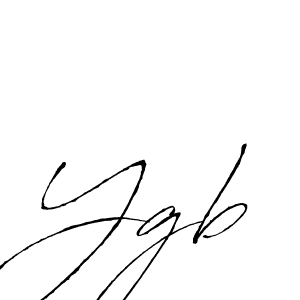 Ygb stylish signature style. Best Handwritten Sign (Antro_Vectra) for my name. Handwritten Signature Collection Ideas for my name Ygb. Ygb signature style 6 images and pictures png