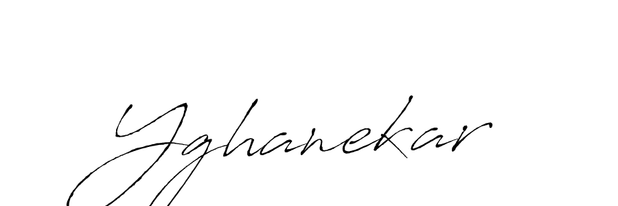 Yghanekar stylish signature style. Best Handwritten Sign (Antro_Vectra) for my name. Handwritten Signature Collection Ideas for my name Yghanekar. Yghanekar signature style 6 images and pictures png