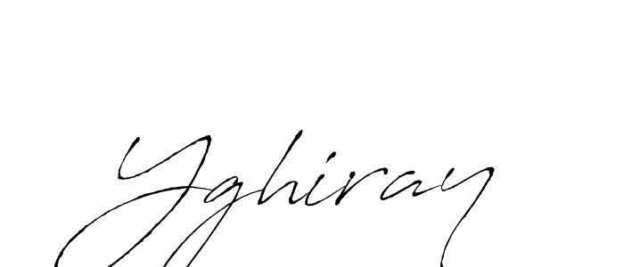 Use a signature maker to create a handwritten signature online. With this signature software, you can design (Antro_Vectra) your own signature for name Yghiray. Yghiray signature style 6 images and pictures png