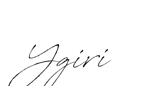 Ygiri stylish signature style. Best Handwritten Sign (Antro_Vectra) for my name. Handwritten Signature Collection Ideas for my name Ygiri. Ygiri signature style 6 images and pictures png