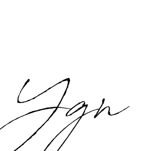Make a beautiful signature design for name Ygn. With this signature (Antro_Vectra) style, you can create a handwritten signature for free. Ygn signature style 6 images and pictures png